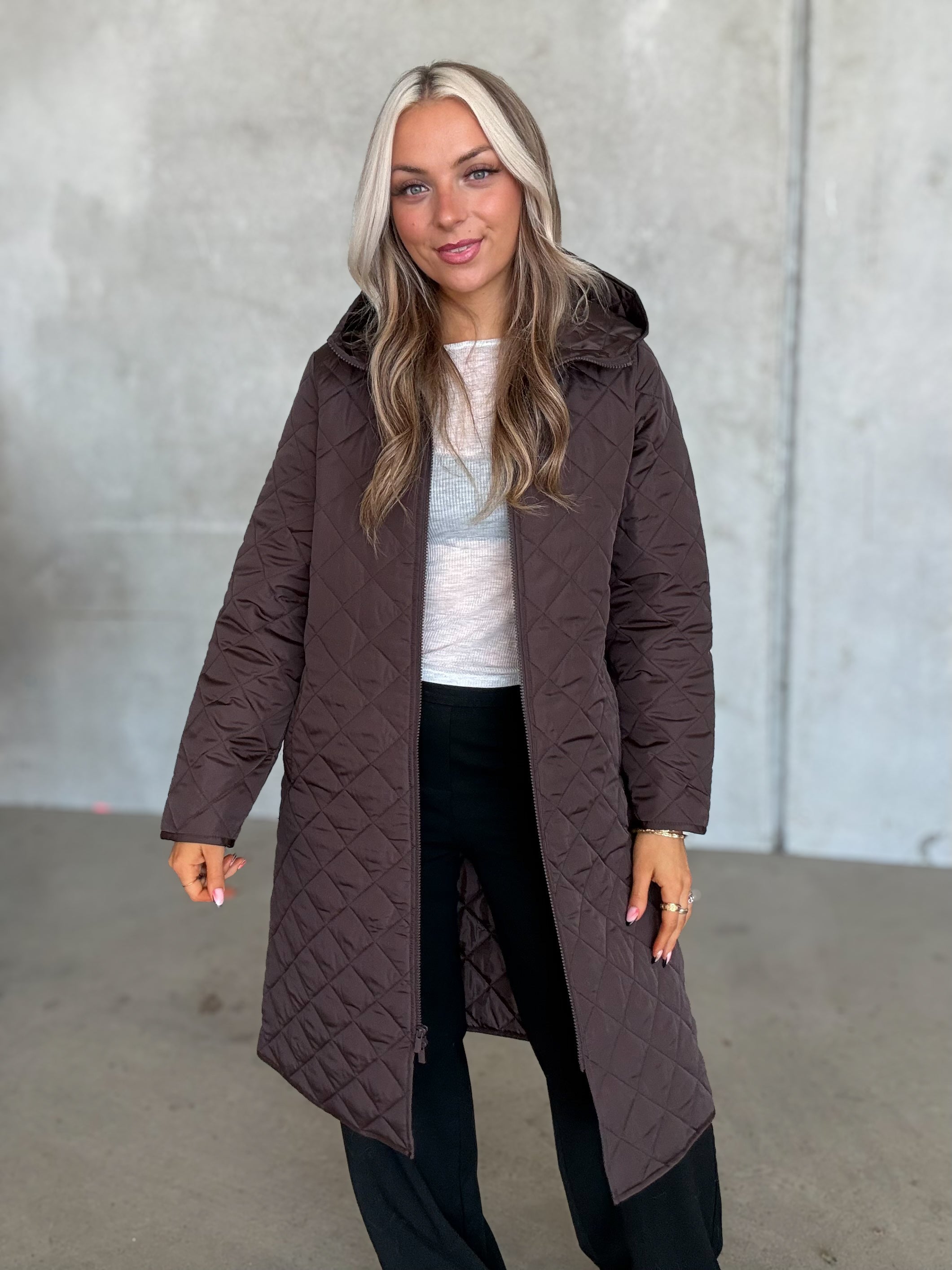 VITATE Coat - Coffee Bean